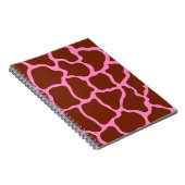 Giraffe Print Notebook Notizblock (Rechte Seite)