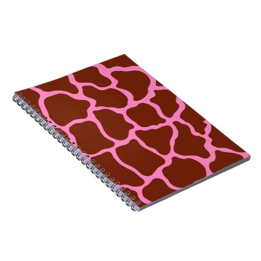 Giraffe Print Notebook Notizblock (Rechte Seite)