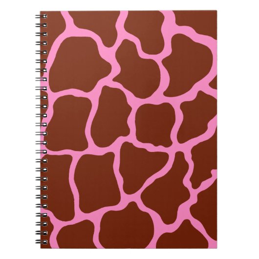 Giraffe Print Notebook Notizblock (Vorderseite)