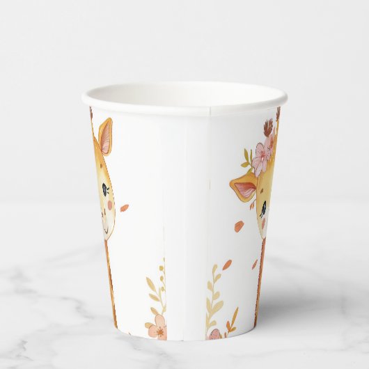 Giraffe Print Paper Cup Pappbecher (Rechts)