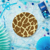 Giraffe Print Pappteller (Party)