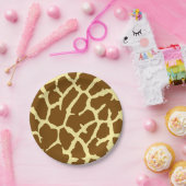 Giraffe Print Pappteller (Party)