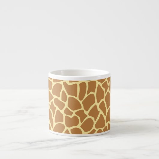 Giraffe Print Pattern. Espressotasse (Vorderseite)