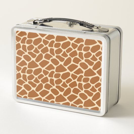 Giraffe Print Pattern Lunch Box (Rückseite)