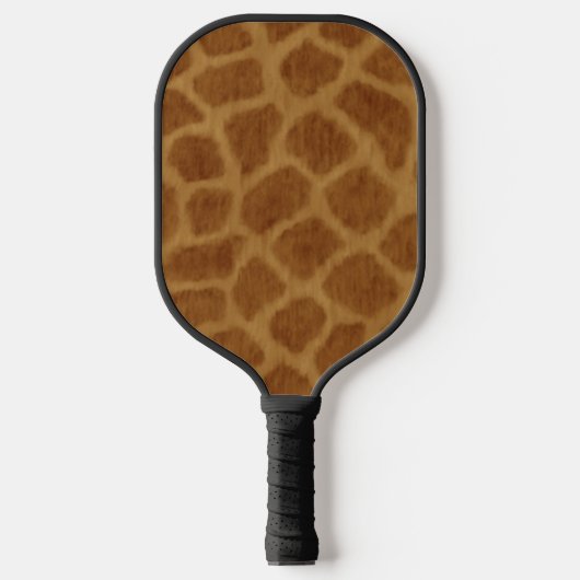 Giraffe Print Pattern Pickleball Schläger (Vorderseite)