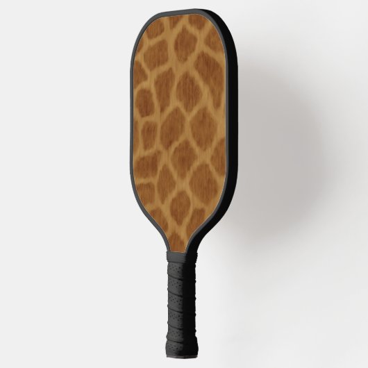 Giraffe Print Pattern Pickleball Schläger (Links)