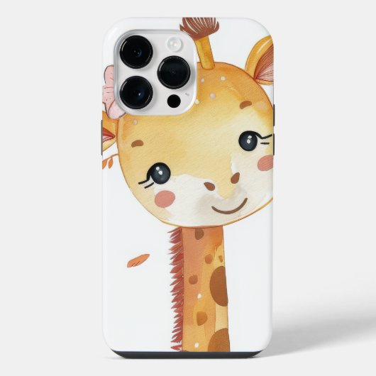 Giraffe Print Phone Case iPhone Hülle (Rückseite)