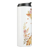 "Giraffe Print Plastic Thermos Bottle" Thermosbecher (Nach links gedreht)