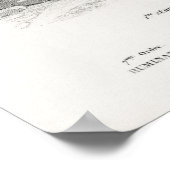 Giraffe Print Poster (Ecke)