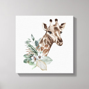 Giraffe Print Safari Tiere Leinwanddruck