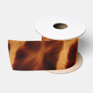 "Giraffe Print" Satinband