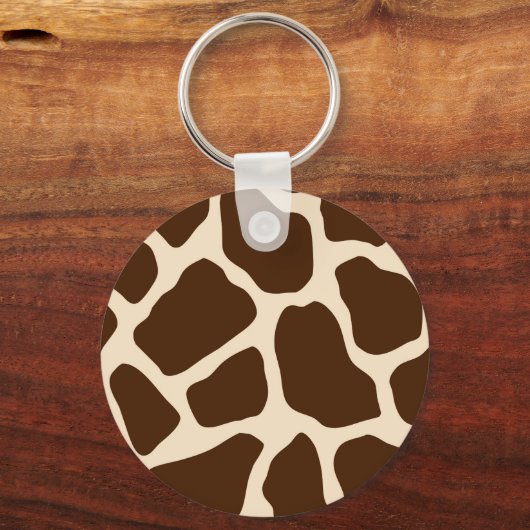 Giraffe Print Schlüsselanhänger (Vorderseite)