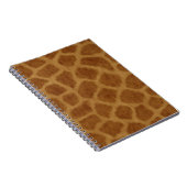 Giraffe Print Spiral Notebook Notizblock (Rechte Seite)