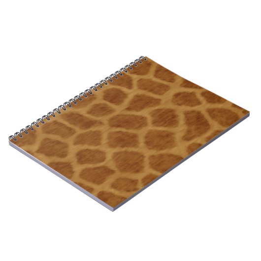 Giraffe Print Spiral Notebook Notizblock (Linke Seite)
