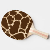 Giraffe Print Tischtennis Schläger (Seitenansicht)
