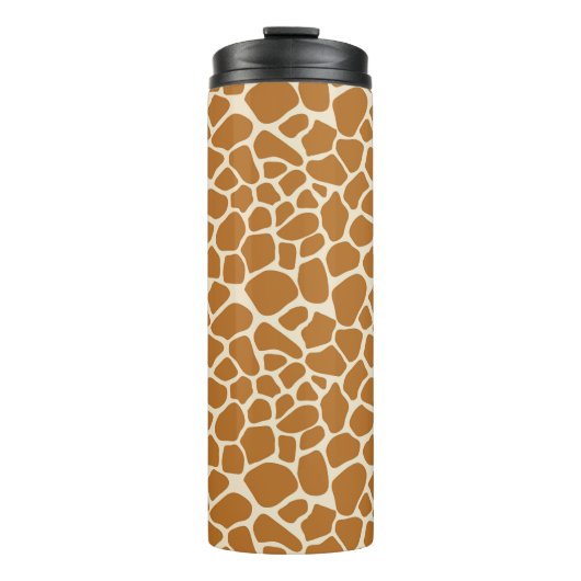 Giraffe Print Tumbler Thermosbecher (Vorderseite)