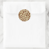 Giraffe Print Umschlag Aufkleber (Tasche)