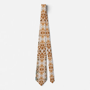 Giraffe Print Wild Animal Safari Party Neck Tie Krawatte