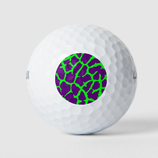 Giraffe Print Wine Limon Golfball (Vorderseite)