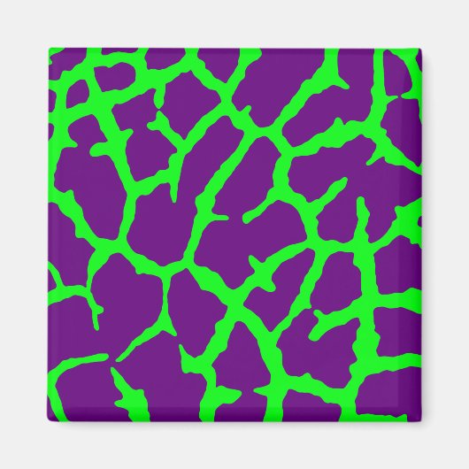 Giraffe Print Wine Limon Magnet (Vorne)