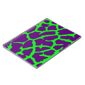 Giraffe Print Wine Limon Notizblock (Linke Seite)