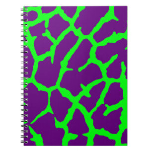 Giraffe Print Wine Limon Notizblock