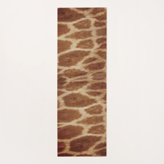 Giraffe Print Yogamatte (Rückseite)