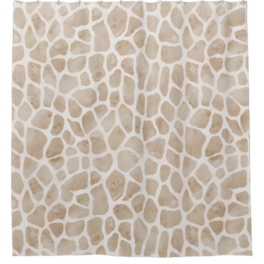 Giraffe Printduschvorhang Duschvorhang (Vorderseite)