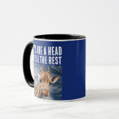 GIRAFFE PUN FUNNY COFFEE TASSE (Vorderseite Links)