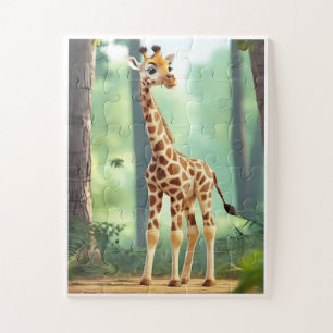 Giraffe-Puzzle für Kinder Puzzle