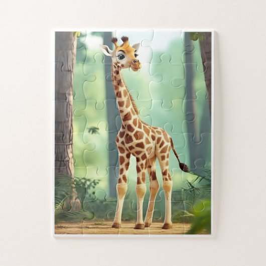 Giraffe-Puzzle für Kinder  Puzzle (Vertikal)