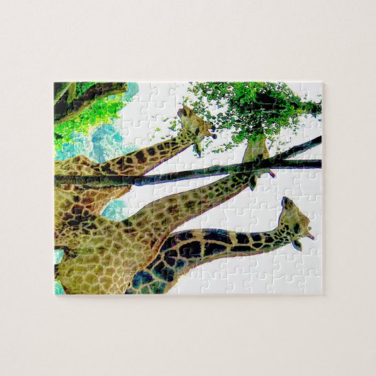 Giraffe-Puzzle Puzzle (Horizontal)