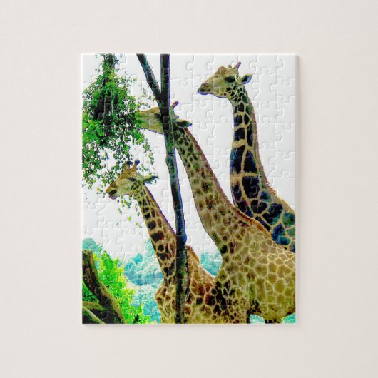 Giraffe-Puzzle Puzzle (Vertikal)