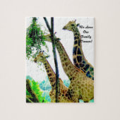 Giraffe-Puzzle Puzzle (Vertikal)