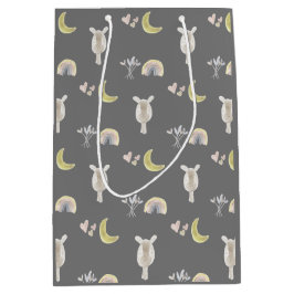 Giraffe & Rainbow-Geschenktasche Mittlere Geschenktüte