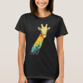 Giraffe Rainbow T-Shirt (Vorderseite)
