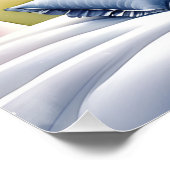 Giraffe Reading a Book Baby & Kid's Room Poster (Ecke)