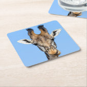 Giraffe Rechteckiger Pappuntersetzer (angewinkelt)