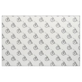 Giraffe reitet auf einem Pfennigrad Stoff (Fat Quarter (45,7 x 55,9 cm))