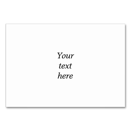 Giraffe reitet auf einem roten Roller Tischnummer (Rückseite)