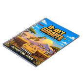Giraffe, Retro-8-Bit-Pixel-Art Notizblock (Linke Seite)