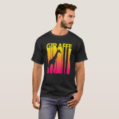 Giraffe, Retro-Kostüm T-Shirt (Vorne ganz)