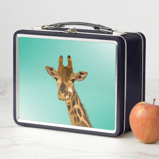 GIRAFFE RETRO METAL LUNCHBOXES METALL BROTDOSE (Beispiel)