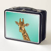 GIRAFFE RETRO METAL LUNCHBOXES METALL BROTDOSE (Vorderseite)
