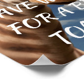 Giraffe, Rett Wildnis für eine bessere Zukunft Poster (Ecke)