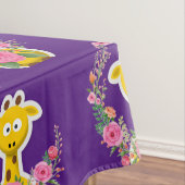 Giraffe Rosa Roses Tableclout Tischdecke (Beispiel)
