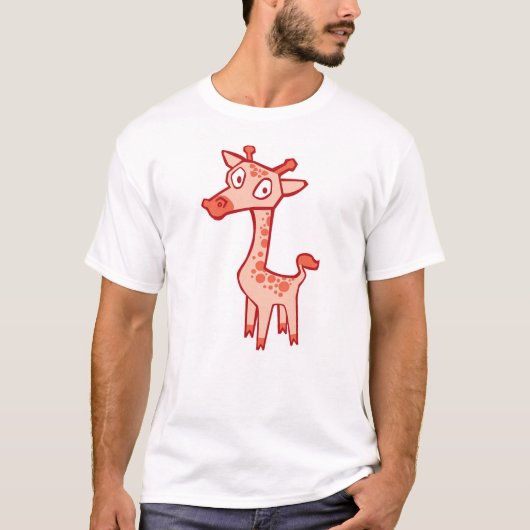 Giraffe - Rot T-Shirt (Vorderseite)