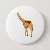 Giraffe Rucksack Button (Vorderseite)