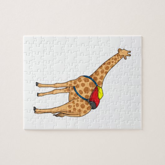 Giraffe Rucksack Puzzle (Horizontal)