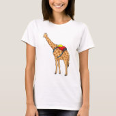 Giraffe Rucksack T-Shirt (Vorderseite)